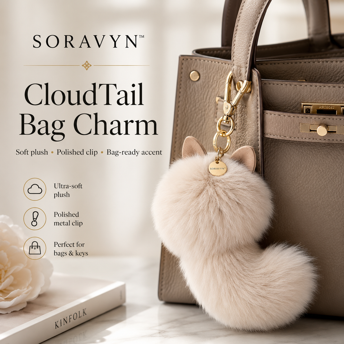SORAVYN™ CloudTail Bag Charm