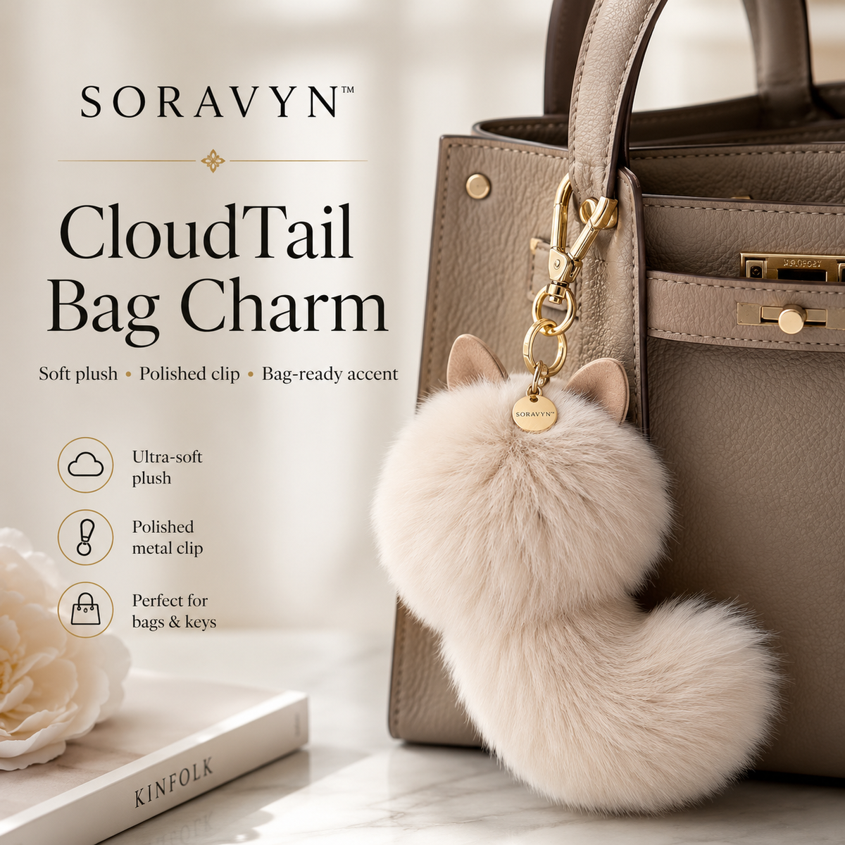 SORAVYN™ CloudTail Bag Charm