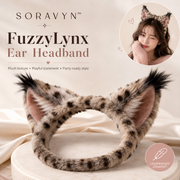 SORAVYN™ FuzzyLynx Ear Headband
