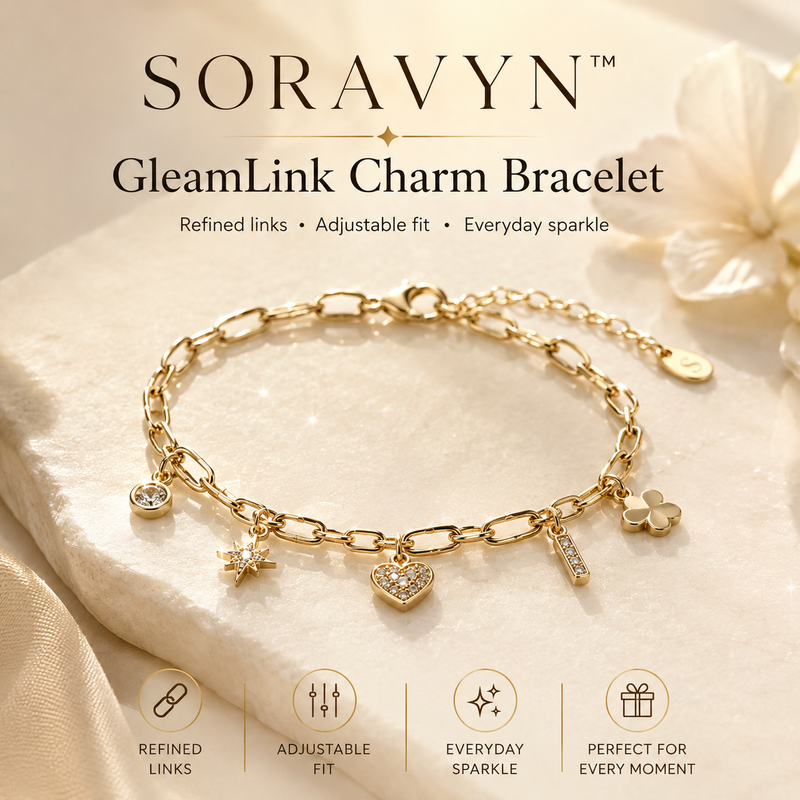 SORAVYN™ GleamLink Charm Bracelet