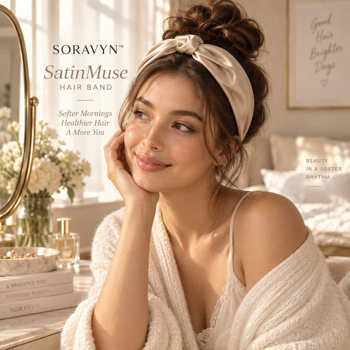 SORAVYN™ SatinMuse Hair Band