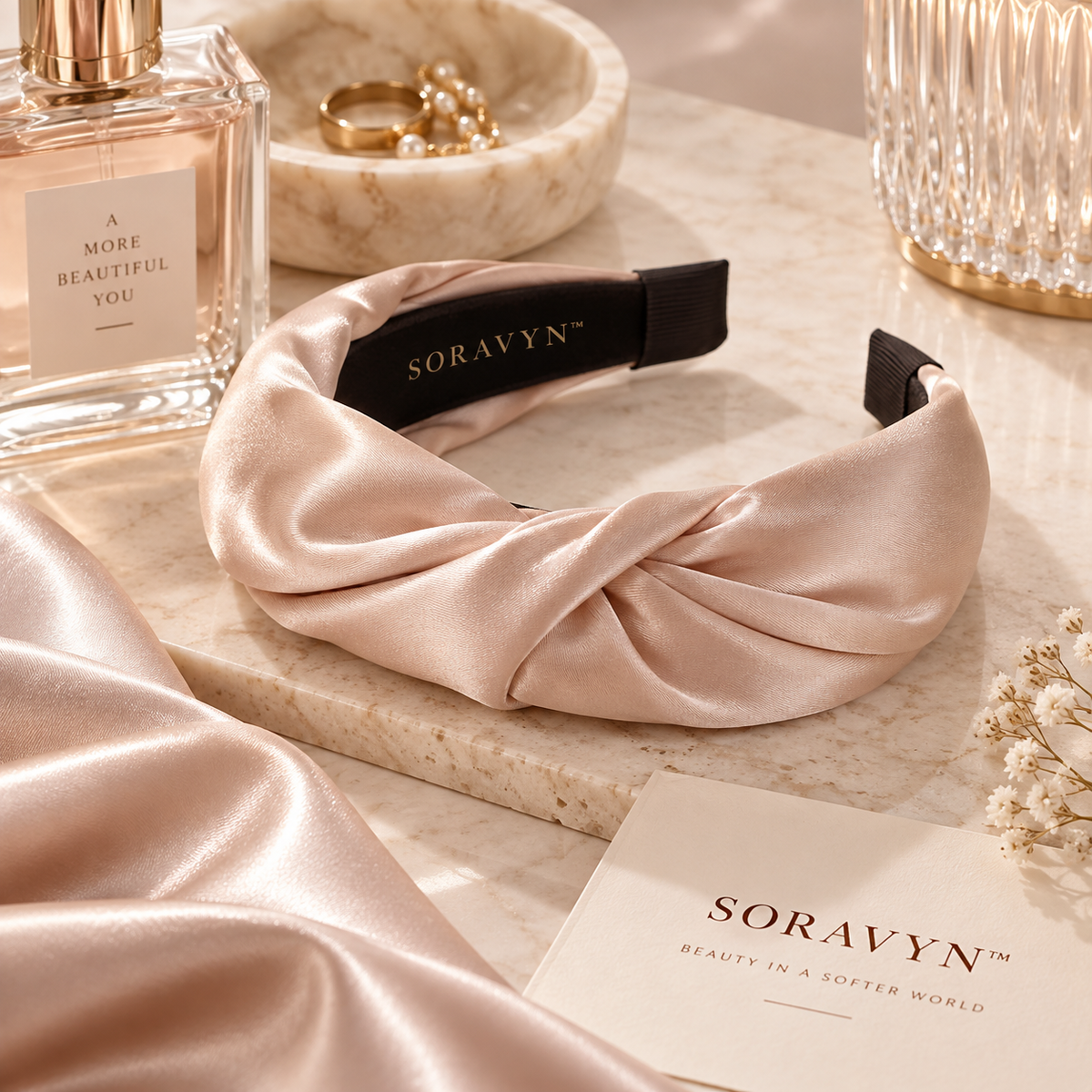 SORAVYN™ SatinMuse Hair Band